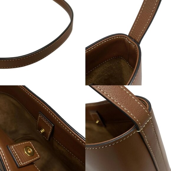 Auth CELINE Small Bucket Cuir Triomphe 113783DU3.04LU Tan (Brown) - Shoulder Bag - Picture 14 of 14